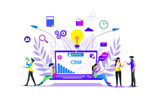 CRM software illustration